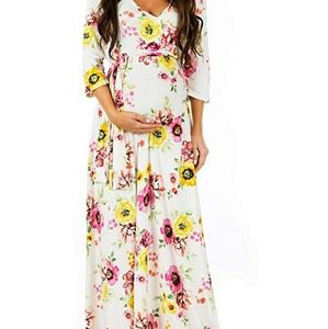 Maternity Floral Dress